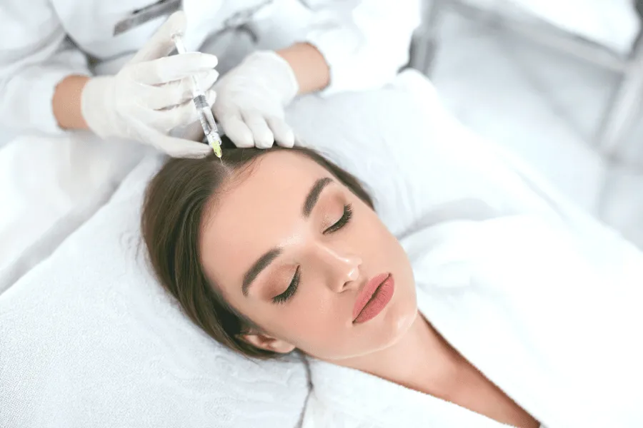 An illustration highlighting the benefits of mesotherapy treatment for skin rejuvenation.